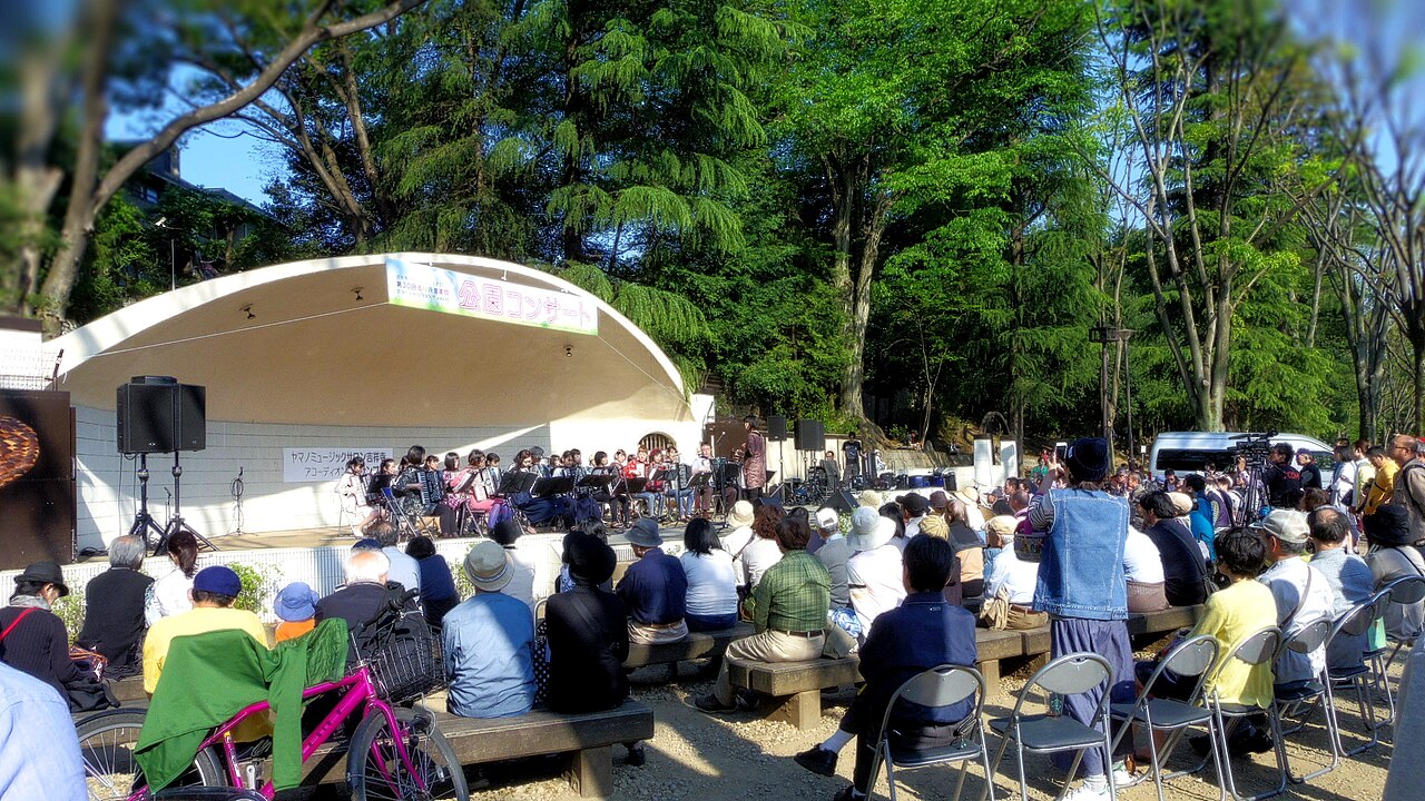 Live performance at the Kichijoji Music Festival, a grassroots J-Pop and indie music street event in Tokyo