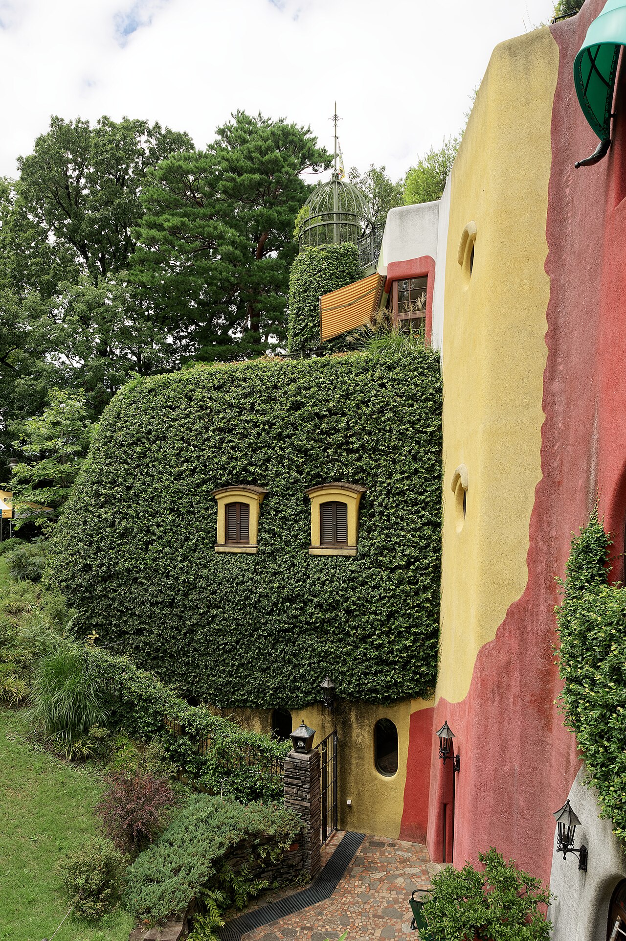 The exterior of the Ghibli Museum in Mitaka, Tokyo